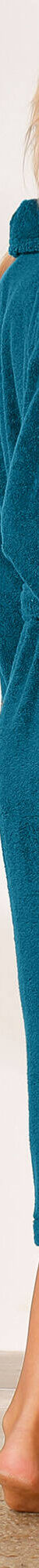 Peignoir mixte adulte éponge bouclette col châle personnalisable (bleu paon) Peignoir mixte adulte éponge bouclette col châle personnalisable (bleu paon)